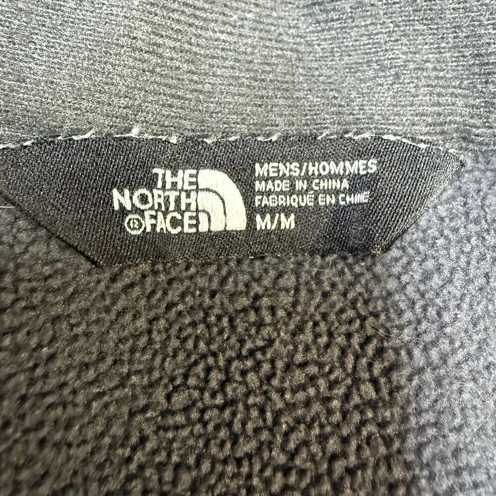 The North‎ Face Men’s Full Zip Fleece Jacket M Gray Soft Warm EUC